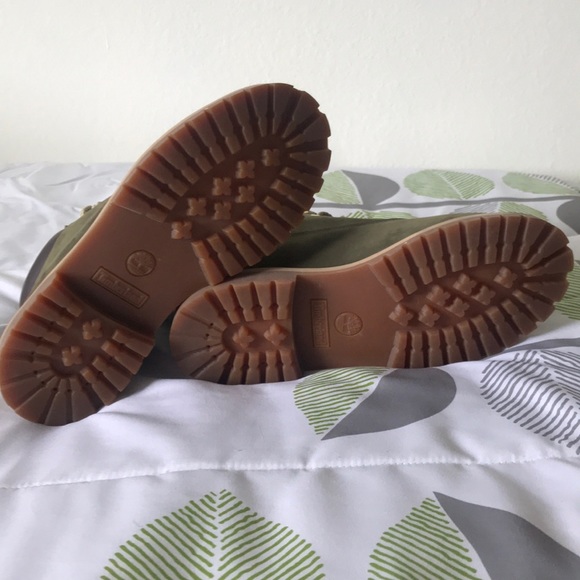Army Green Timberland Boots - Picture 4 of 6